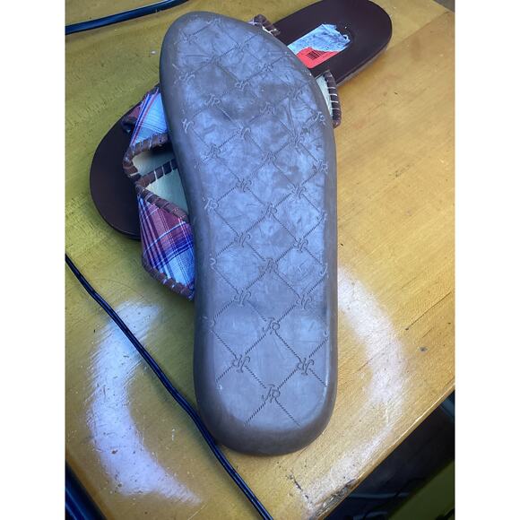 Jack Rogers Men's Sullivan Plaid Slip on Sandals - Picture 3 of 3